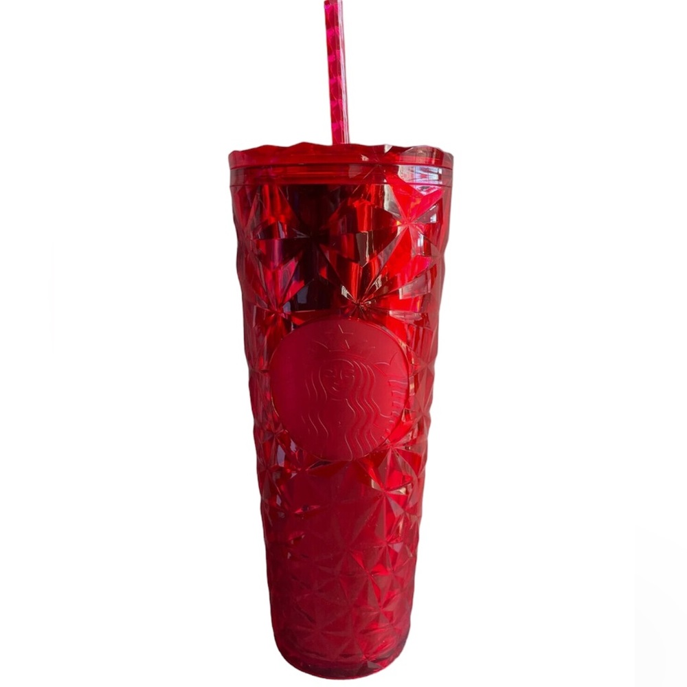 Starbucks Red Prism Cold Venti Cup NWT